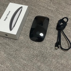 アップル、マジックマウス、Apple、Magic Mouse MMMQ3J/A [ブラック]、元箱・付属品完備、メーカー補償残有りの画像