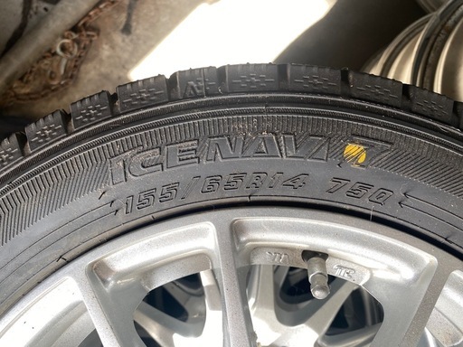 値下げしました！155/65R14 　GOODYEAR ICE NAVI7  バリ山　4本