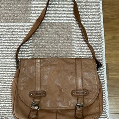 （決まりました）PICARD ショルダーバッグ（キャメル）/開閉...