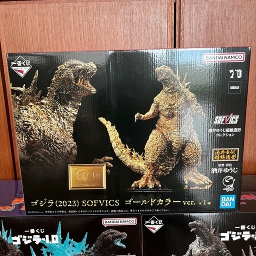 【新品未開封】  　「ゴジラ1番くじ−1.0 」3点セット　ラストワン.ゴールド.A賞　