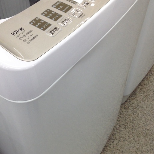 「ジモティー見た」で5％OFF！【10kg全自動洗濯機】10kg全自動洗濯機 Hisense ハイセンス HW-DG10A 10kg 