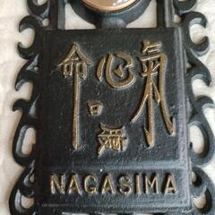 昭和レトロ　温湿度計　氣心腹口命　の画像