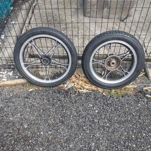 GN125H前後ホイール