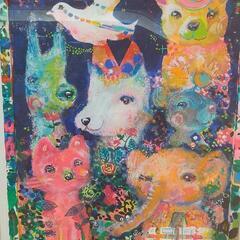 【大幅値下げ】原画 平島毅  作品 平和画