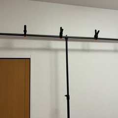 グリーンバック　撮影用スタンド T字型 150 x 200 背景布2種（緑・白）Hemmotopの画像