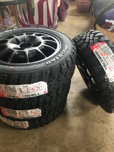 155/65R13   ホイールタイヤセット　タイヤ新品