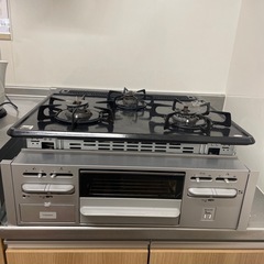  値下げ　ビルトイン ガスコンロ　美品　3口　　　　　 の画像