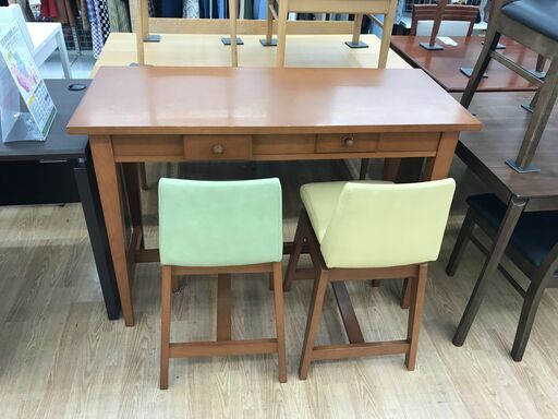 ★ジモティ割あり★  ワークデスクセット ブラウン H85×W120×D50 クリーニング済み KJ6398