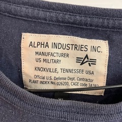 アルファインダストリーズ　Tシャツ　メンズXLの画像
