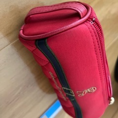 ロエベ赤ポーチの画像