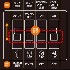 ノア/ヴォクシー/エスクァイア80系 後期 トヨタセーフティーセンスC搭載車専用 車速ドアロック&ハザード連動キット 自動ドアロック ハザード自動点滅の画像