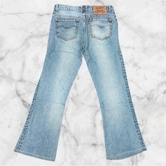 NICCI❤デニムパンツ　ジーパン　レディース　バタフライ刺繍の画像