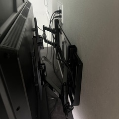 【急募】テレビ　壁掛けセット　55型　mini LEDの画像