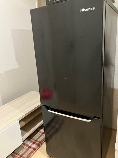 【11/7引取り限定】Hisense 冷蔵庫 HR-D15CB 1人