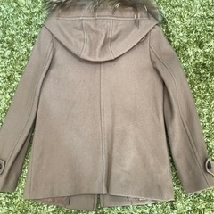 値下げ　ルスーク ダッフルコート  ショートコート ベージュ　LE SOUKの画像