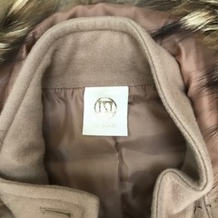 値下げ　ルスーク ダッフルコート  ショートコート ベージュ　LE SOUKの画像