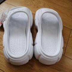しまむら 白 サンダル Lの画像