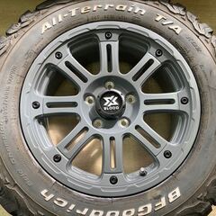 未使用XBLOOD XB01 16インチ 7J IS38 5/114.3◆BFグッドリッチオールテレーンKO2 215/70R16◆エクストレイル デリカD5 アウトランダーなどの画像