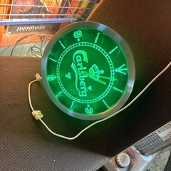 カールスバーグネオンクロック