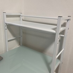 【11/10まで！】ガラステーブル(デスク)お売りしますの画像