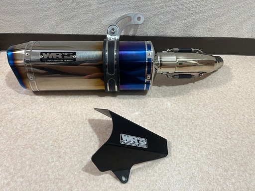 yzf-r25/r3 WR'Sマフラー　スリップオン マフラーガード付き