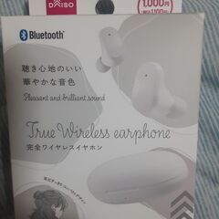 ダイソーの完全ワイヤレスイヤホンTWS002 （新品未使用品）＋...