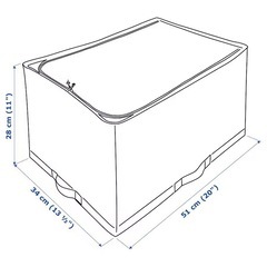 IKEA STUK  衣装ケース　2個セットの画像
