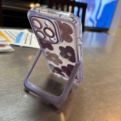  花柄 iPhone14proケース スタンド機能付きの画像