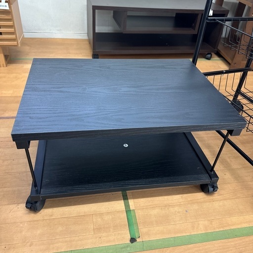 ミニテレビ台　ブラック　中古