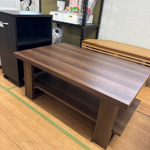 リビングテーブル　ブラウン　中古