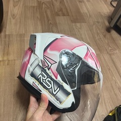 ジェットヘルメットダブルレンズ 可愛い バイクヘルメットレディー...