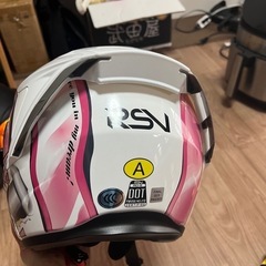 ジェットヘルメットダブルレンズ 可愛い バイクヘルメットレディース　Sサイズの画像