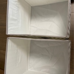 IKEA 収納ケース 2個セットの画像