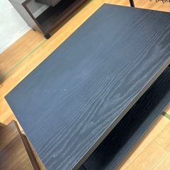 ミニテレビ台　ブラック　中古の画像