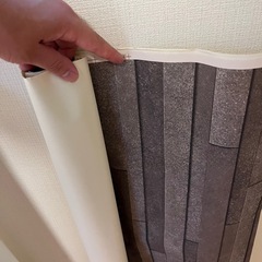 【取引済】玄関タイル風クロス