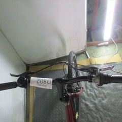 Ｄ802　★11000円★整備済み スポーツ中古自転車 【クロスバイク　えんじ　26インチ　43ｃｍ】の画像