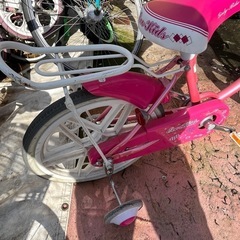 子供用自転車18インチ　補助輪付きの画像