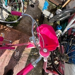 子供用自転車18インチ　補助輪付きの画像