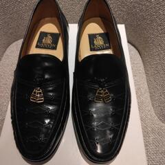 LANVIN　ランバン　男女兼用23,5㎝靴、羊皮、革底(滑り止...