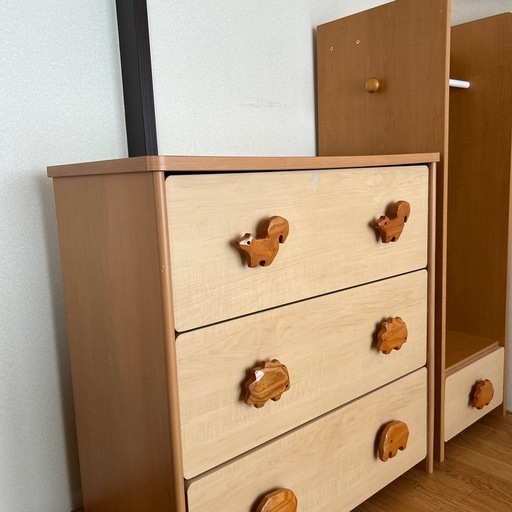 キッズ　収納家具　タンスセット　美品