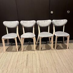 【展示品・未使用品】【在庫2点】ダイニングチェア チェア 幅48×奥行54.5×高さ77cm 各4.580円  参考価格4747円💳自社配送時🌟代引き可💳※現金、クレジット、スマホ決済対応※の画像
