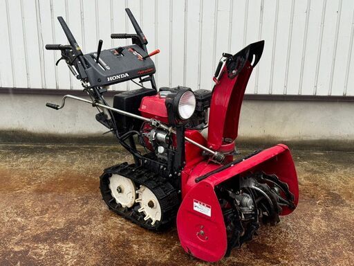 【売れました】・上越市　除雪機　ホンダ　ＨＳＳ７６０ｎ【手回しシューター①】・