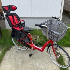 ブリヂストン　自転車　ママチャリ　子供乗せ
