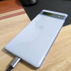 スマホ Android Google Pixel 7a sea SIMフリー 必需品多数※バッテリー膨れの画像