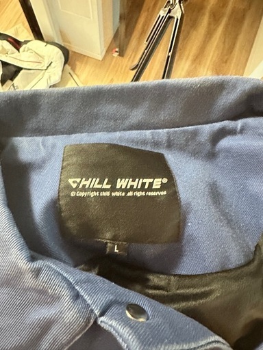 CHILL WHITE スノーボードウェア グラデーション上下セット
