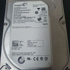Hdd 売ります。seagate 500GB
