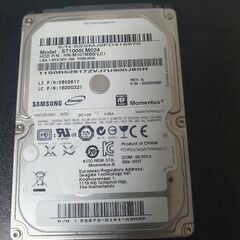 Hdd 売ります。2.5in samsung 1tb 