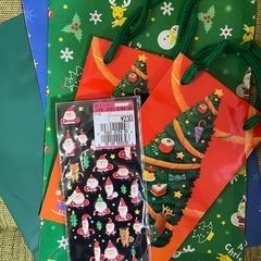 クリスマスラッピングいろいろの画像