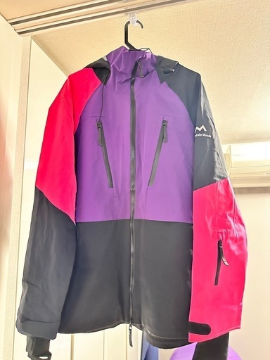 Mountain Moodsユニセックス Mサイズ スノーボードジャケット赤紫黒