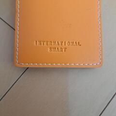 【中古】大量22枚収納カードケース　オレンジ　レザー風　　ニー 8の画像